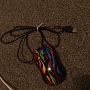Zebra print computer mouse